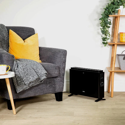 Zanussi ZCVH4004B 2kW Convection Heater in Black