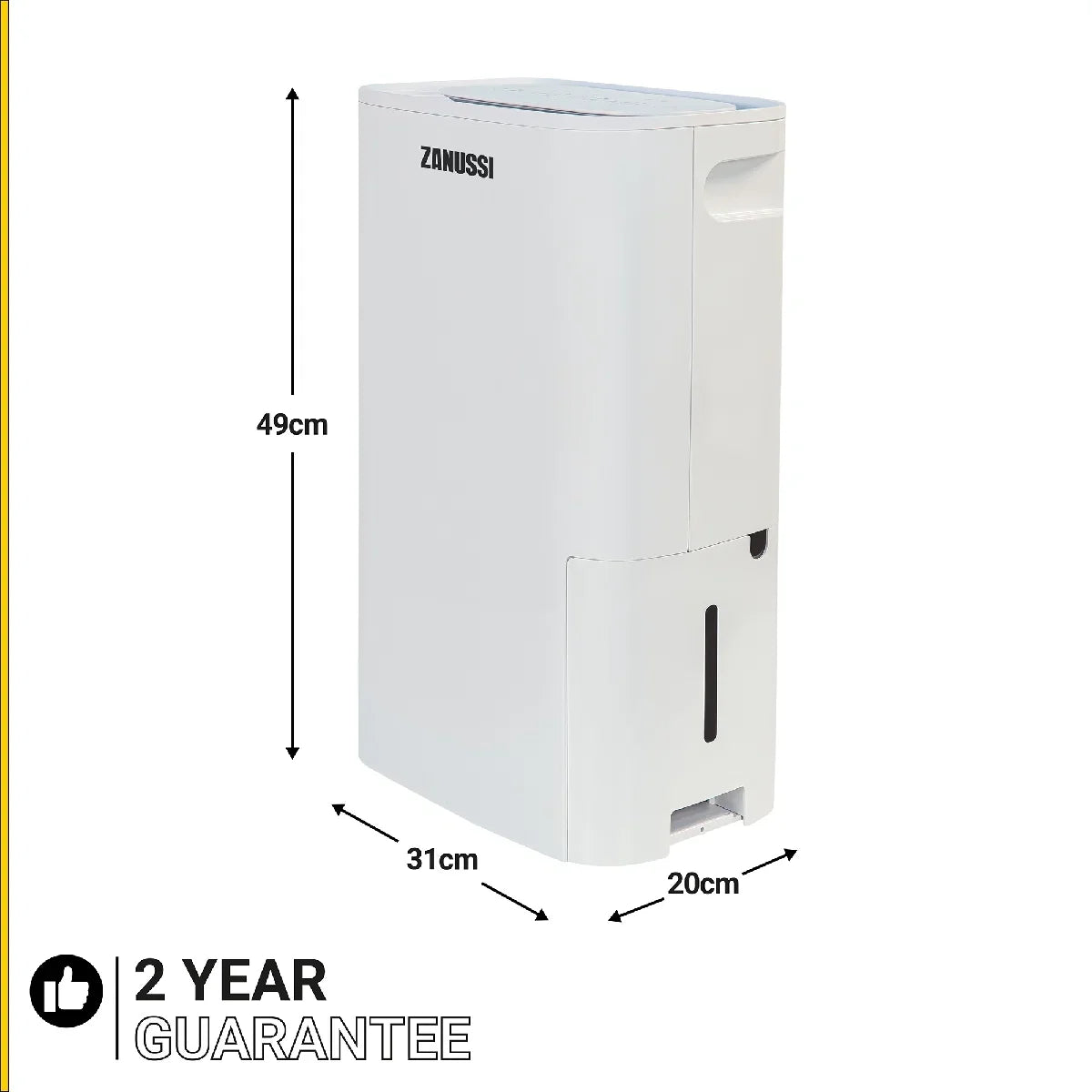 ZANUSSI ZDH1802 Dehumidifier 18L with Timer Control