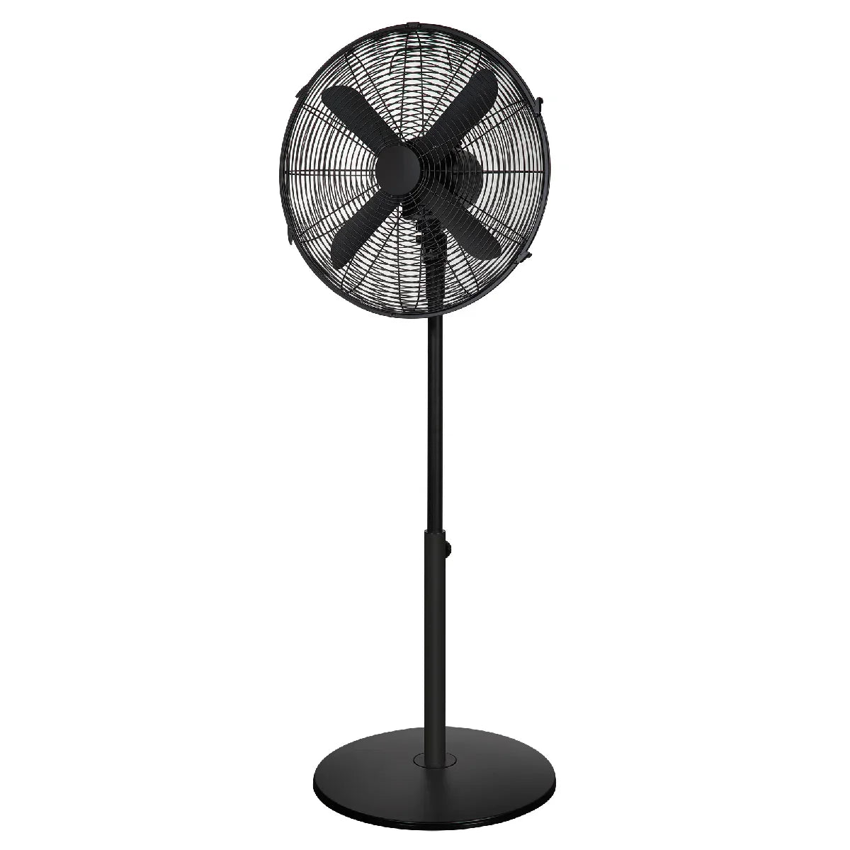 Zanussi ZNMPF1601MB 16" Metal Pedestal Fan in Matt Black