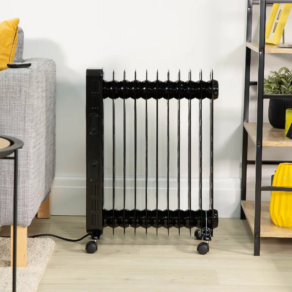 Zanussi ZOFR5005B 2.3kW Digital 11 Fin Oil Filled Radiator – Black
