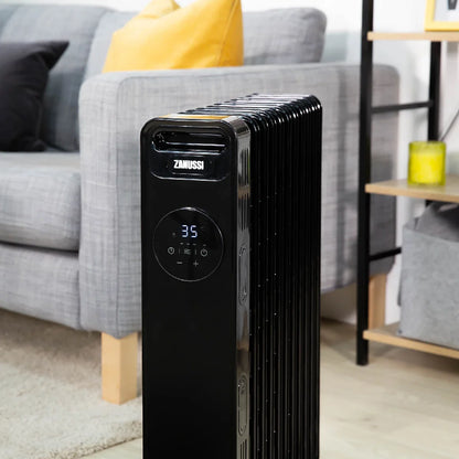 Zanussi ZOFR5005B 2.3kW Digital 11 Fin Oil Filled Radiator – Black