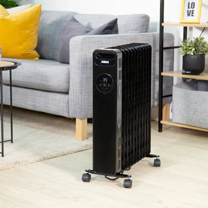Zanussi ZOFR5005B 2.3kW Digital 11 Fin Oil Filled Radiator – Black