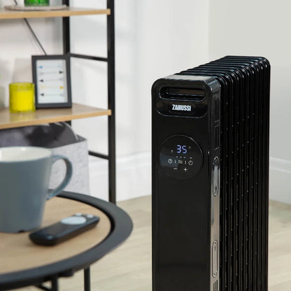 Zanussi ZOFR5005B 2.3kW Digital 11 Fin Oil Filled Radiator – Black