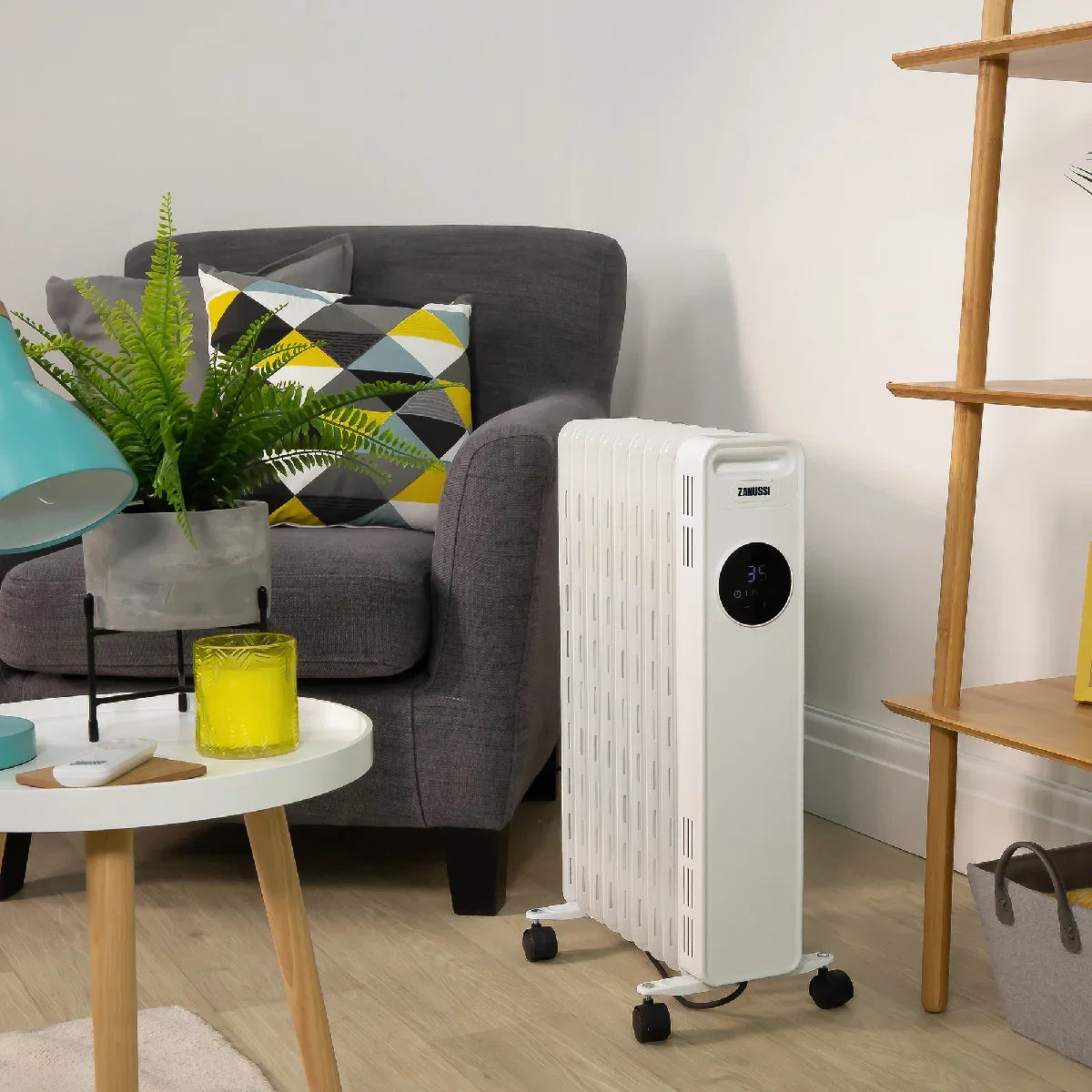 ZANUSSI ZOFR5005 Digital Oil Filled Radiator with Touch Control 11 fin