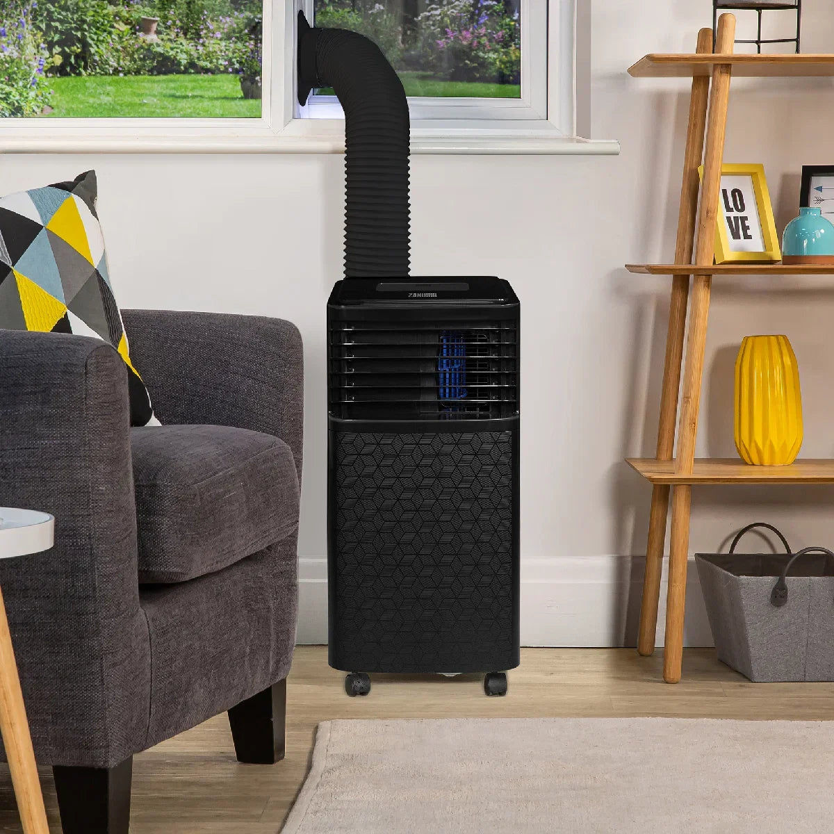 Zanussi ZPAC7001B Portable Air Conditioner, Dehumidifier & Air Cooler in Black