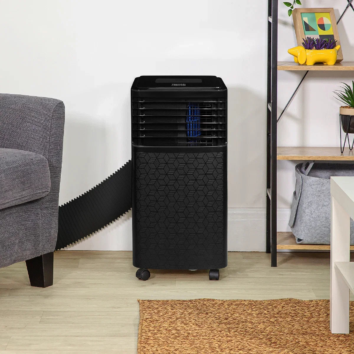 Zanussi ZPAC7001B Portable Air Conditioner, Dehumidifier & Air Cooler in Black