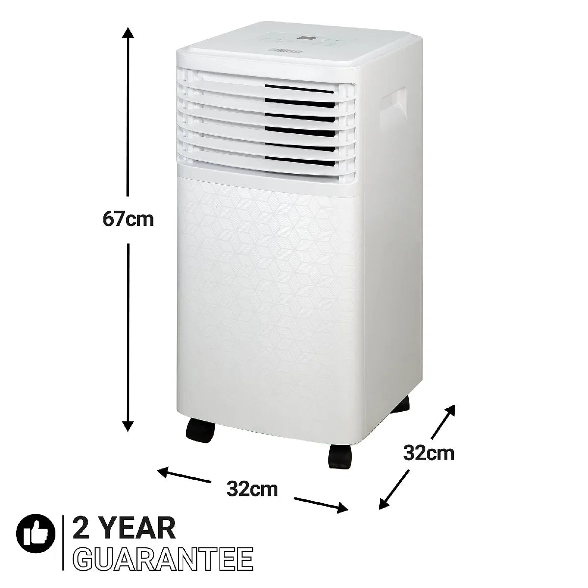 Zanussi ZPAC7001 Portable Air Conditioner, Dehumidifier & Air Cooler in White
