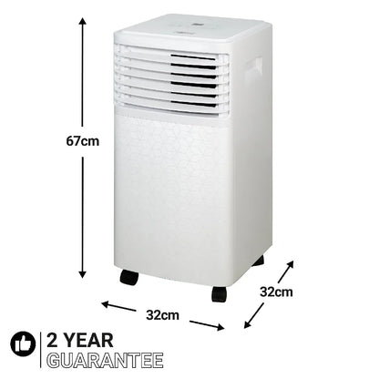 Zanussi ZPAC7001 Portable Air Conditioner, Dehumidifier & Air Cooler in White