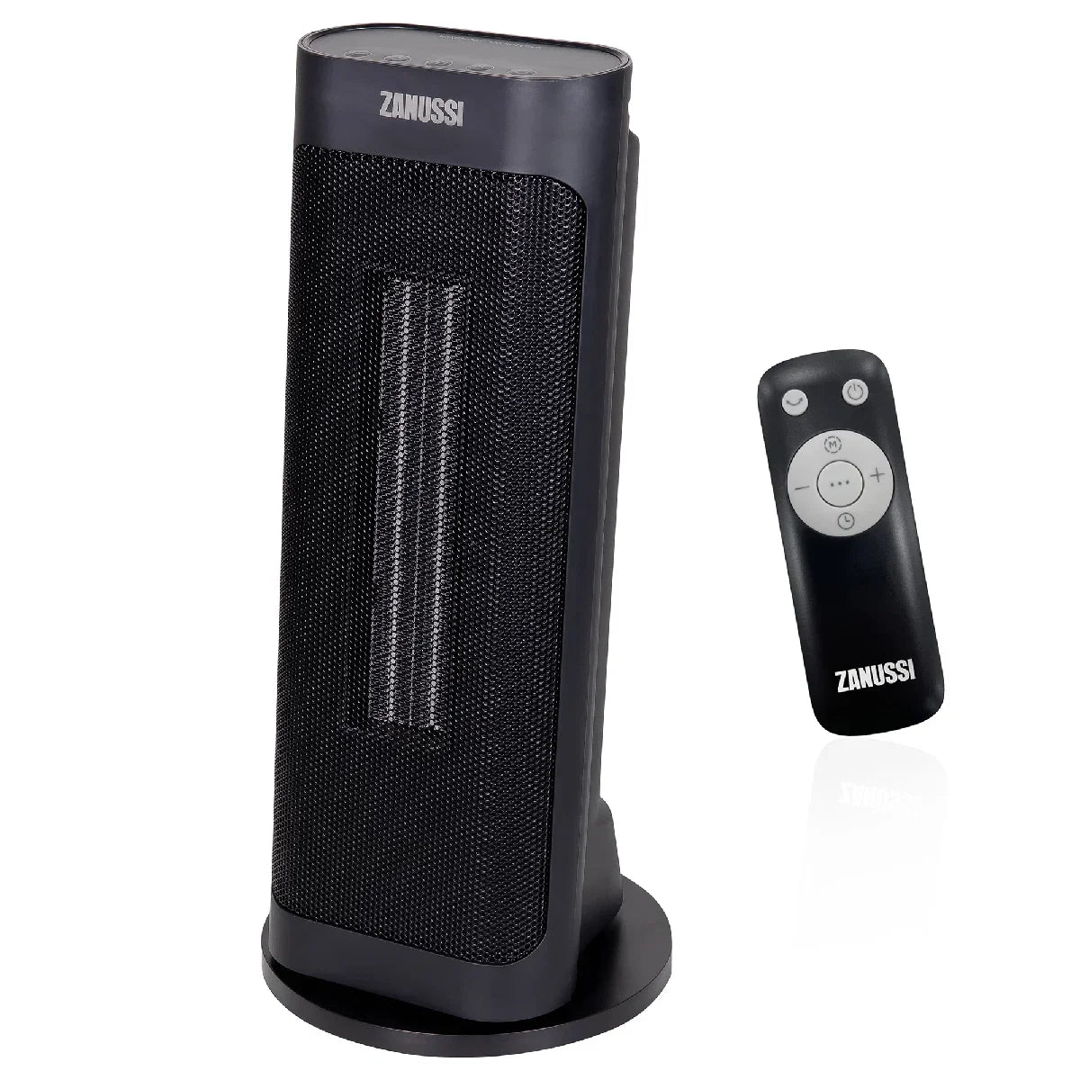Zanussi ZPTCH3002B 2kW Compact Ceramic Tower Heater in Black